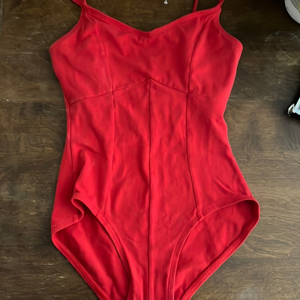 Red leotard